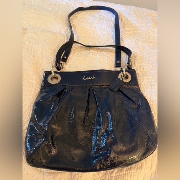 Coach Handbags - Coach Navy Blue Women's Bag